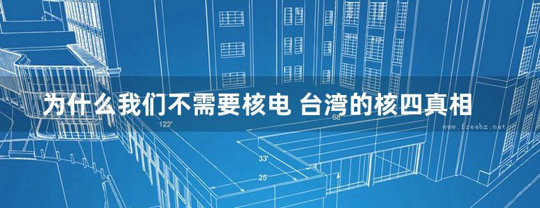 为什么我们不需要核电 台湾的核四真相与核电归零指南 (绿色公民行动联盟著 苏鹏元整理撰稿) (2013版)